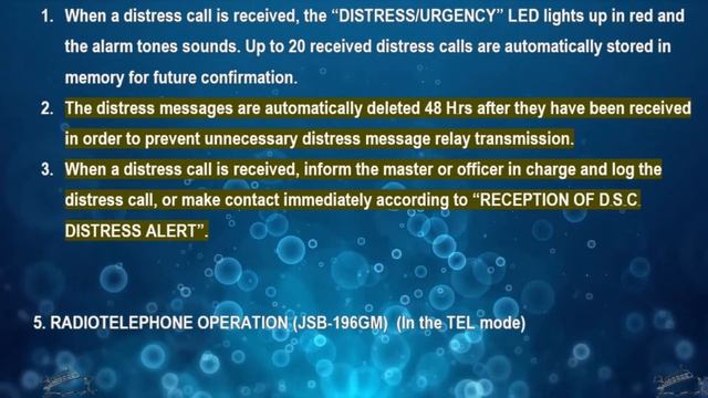 MF/HF |GMDSS Equipment In Ship |Distress Calls |Nbdp