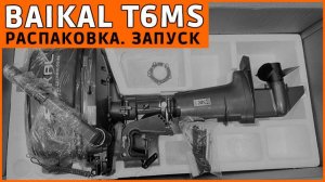 Лодочный мотор BAIKAL T6MS. Запуск