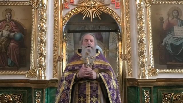 Проповедь отца Павла. Неделя 3-я Великого поста, Крестопоклонная. 23.03.25 смотреть онлайн
