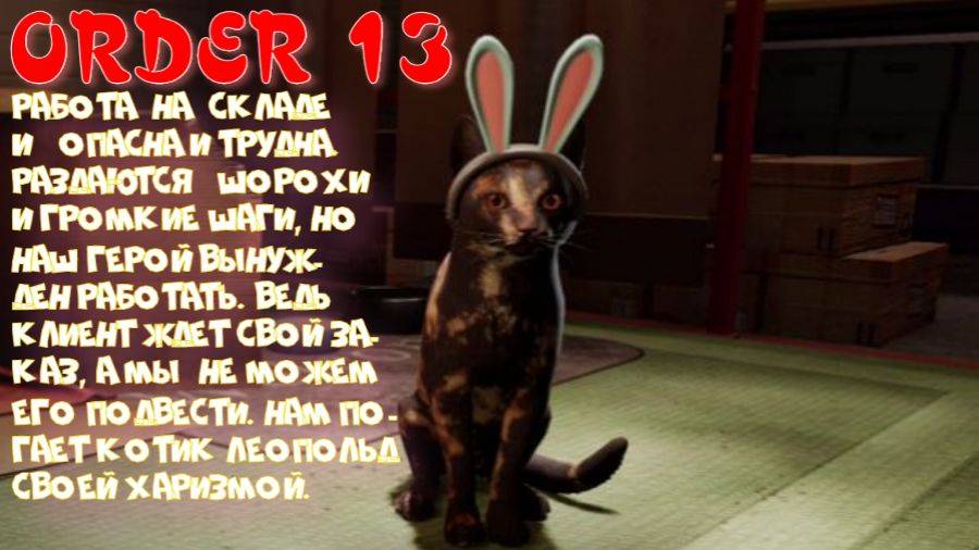 ORDER 13-1 серия (Работа на складе и опасна и трудна)