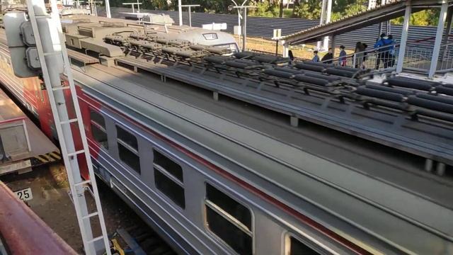 ЭД4М-0435 Дубна - Звенигород, ст. Одинцово / ED4M-0435 Dubna - Zvenigorod, Odintsovo station смотреть онлайн
