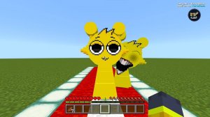 Саймон Спрунки Фаза 1 и Фаза 2 в Classic Maze RUN Incredibox Mod Minecraft PE | Incredibox Sprunki