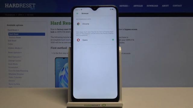 OPPO F15 2020 – Change Default Apps Settings & Choose new Main Browser смотреть онлайн