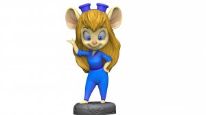 Гаечка из " Чип и Дейл для 3д печати STL