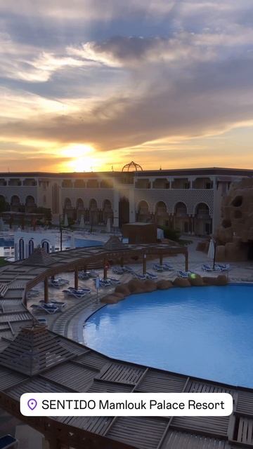 Закат в Хургаде. Вид из номера отеля!😎 #Египет смотреть онлайн