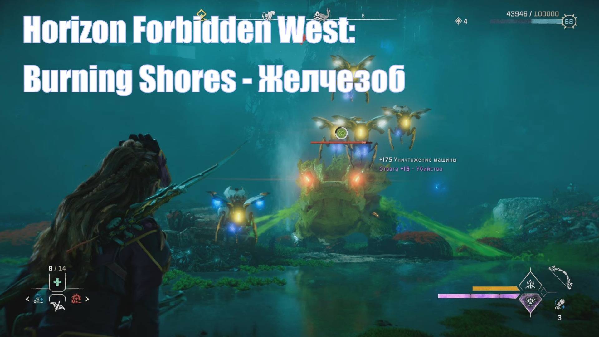 Horizon Forbidden West: Burning Shores - Желчезоб, 2 попытка