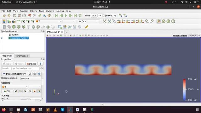 Rayleigh-Bénard convection using freeCappuccino CFD смотреть онлайн