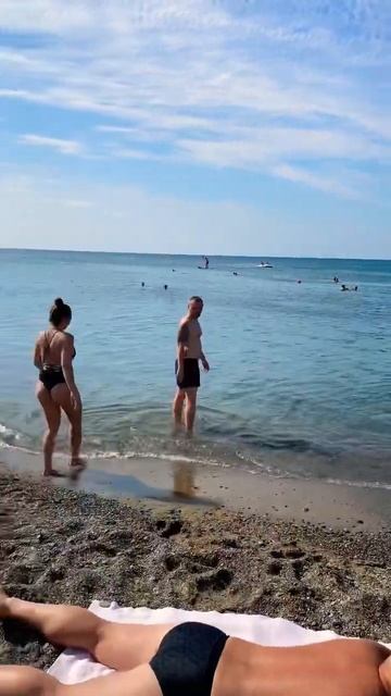 СУДАК пляж сейчас 3 сентября КРЫМ смотреть онлайн