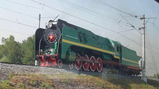 Щербинка-2014 П36-0120 на ходу (вид из Сапсана) ч.3 смотреть онлайн