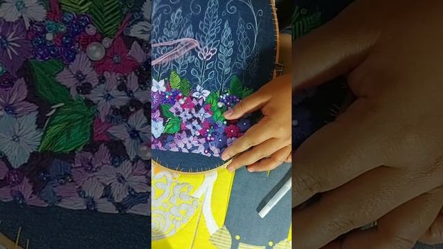 🍀🌷 Lupines flowers embroidery 🍀🌷 смотреть онлайн