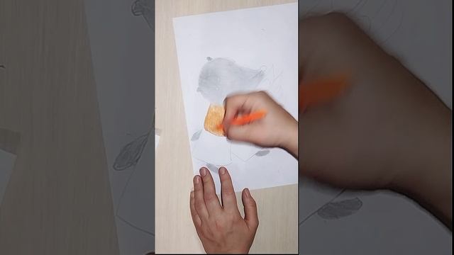 рисуем барсучка с цветами