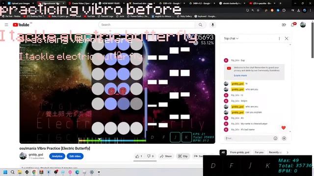 osu!mania VIbro Practice [Electric Butterfly] смотреть онлайн