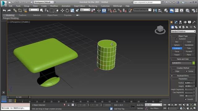 3Ds Max Course 3 Mesh Editing смотреть онлайн