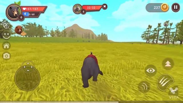 Trying out the bear! In WildCraft смотреть онлайн