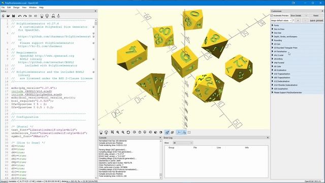 Poly Dice Generator Tutorial Part 1 смотреть онлайн