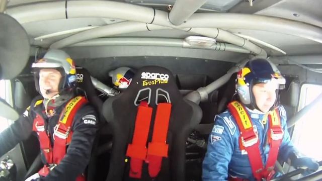 Чагин катает Култхарда на дакаровском КАМАЗе)) смотреть онлайн