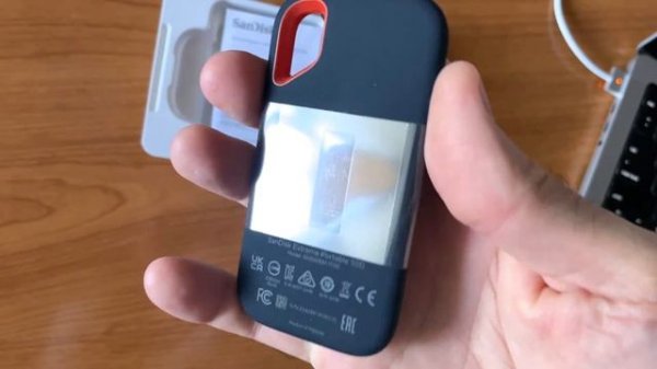 Sandisk Extreme Portable SSD 1Tb, распаковка и краткий обзор.
