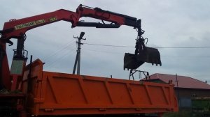 Камаз 5320 с грейфером