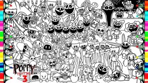 Поппи Плейтайм 3 - Самая Большая Раскраска | Poppy Playtime 3