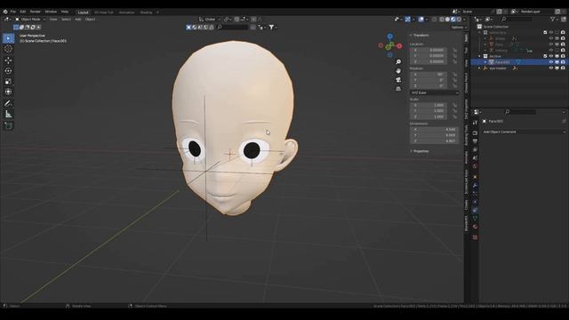 Blender Tutorial - Flat/2D Eye Rig - Quick and Easy смотреть онлайн