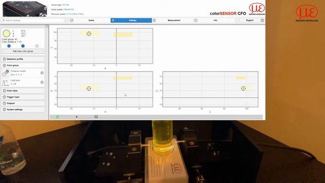 Using colorSENSOR CFO100 to differentiate Colours of Liquid смотреть онлайн