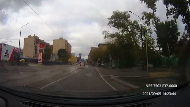 Driving in Moscow city: Текстильщики - Нижегородский - Басманный - Лефортово 05/09/2021 (4x) смотреть онлайн