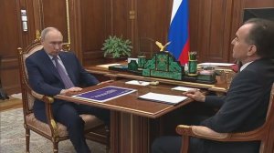 Путин провел рабочую встречу с главой Кубани Вениамином Кондратьевым