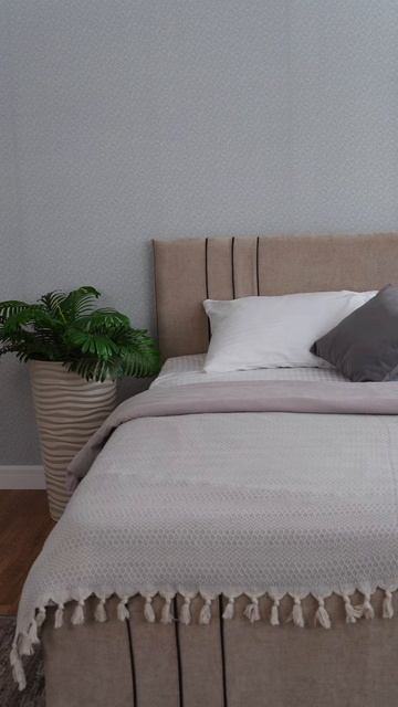 Кровать «Леванте» в нежном Бежевом оттенке смотреть онлайн