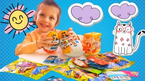 Огромная Распаковка! Скрепыши  ,  Киндер Макси, прыгуны  - Что Внутри?!