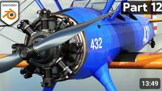Creating a Biplane in Blender 🛩️ Part 12 (Tutorial Series) смотреть онлайн