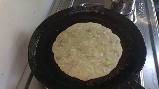 Liquid dough cabbage paratha Recipe@Mrong Patia's Recipe смотреть онлайн