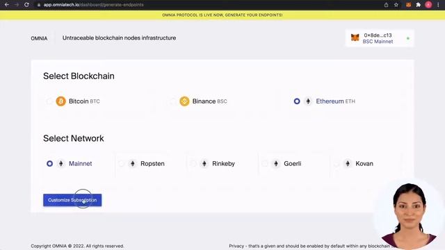 OMNIA протокол Web3 Wallet Tutorial смотреть онлайн
