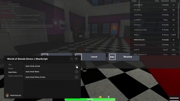 [RELEASE] World of Stands Script GUI (AUTOFARM, KILL AURA, TELEPORTS, AND MORE) *PASTEBIN 2023*