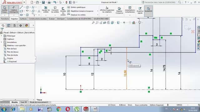 Tutorial in SolidWorks 2016 | How to design verrin hydraulique double action ( Part 6) смотреть онлайн