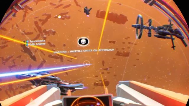 No Man's Sky VR -  2 Squad Freighter Defense