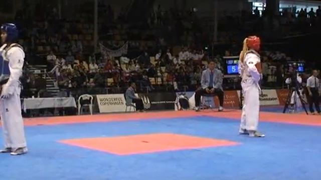 Female -49 Kg 2009 World Taekwondo Championships Copenhagen THA Vs AUS R1