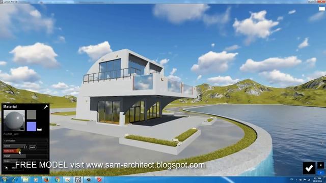 Sketchup Modeling 2 Stories Modern Vila Design 14 + Render смотреть онлайн
