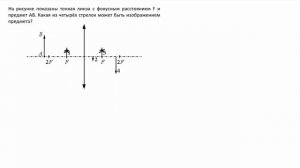 Линзы. Задание 12