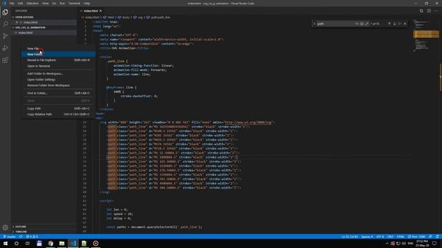 Анимированная прорисовка текста с помощью JS и CSS смотреть онлайн