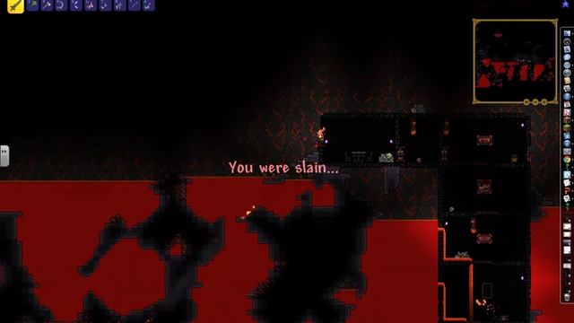 Terraria Epiode 10 Obsidian Bed