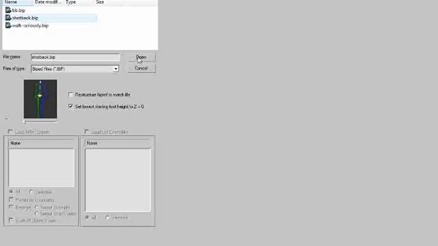 Adding .bip Files to Character - 3DS MAX смотреть онлайн