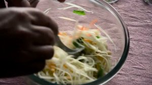 Raw Papaya Salad- Pacific Hotels