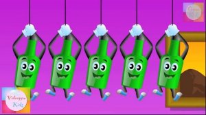 Ten Green Bottles10 Green Bottles Nursery Rhyme   Kids Animation Rhymes Songs