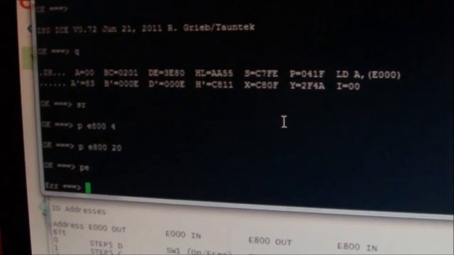 Z80 in circuit debugging with Z80ICE on plotter смотреть онлайн