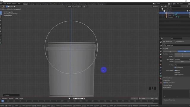 How to model 3d bucket in blender 2.8 from scratch || 2022 смотреть онлайн