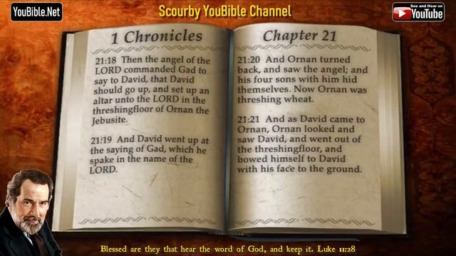 13-Book of 1 Chronicles | By the Chapter | 21 of 29 Chapters Read by Alexander Scourby | God is Lov смотреть онлайн