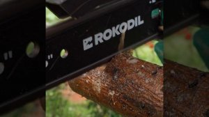 ROKODIL / Аккумуляторная цепная мини пила бесщеточная, 6", 700 Вт, 2 АКБ / CUTTER PRO