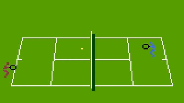 Intellivision Tennis for Atari 8-bit attempt смотреть онлайн