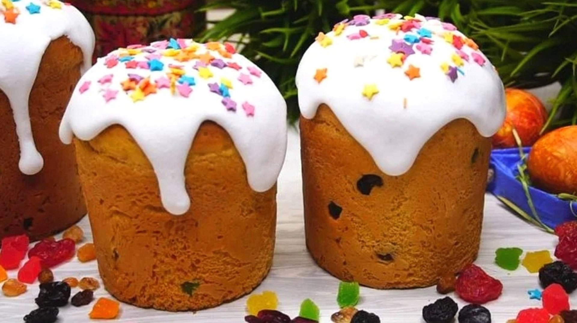 ПАСХАЛЬНЫЙ КУЛИЧ КЛАССИЧЕСКИЙ РЕЦЕПТ С ИЗЮМОМ смотреть онлайн