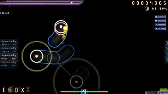 [osu!] FLOW - Go!!! Naruto Opening [Extra] 95% S(liderbreak hell) смотреть онлайн